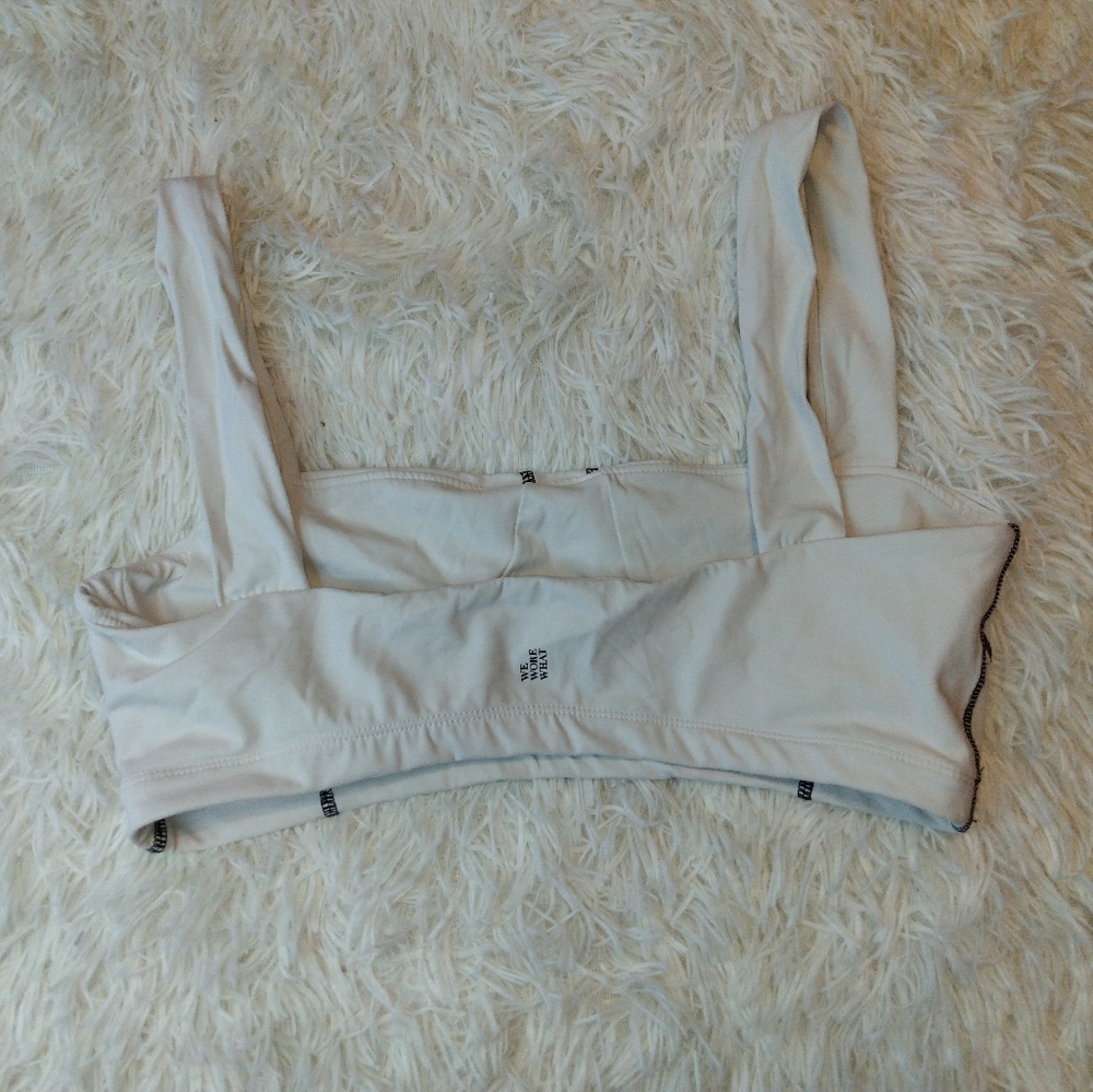 WeWoreWhat Corset Top Off White Black Size M - Picture 5 of 7